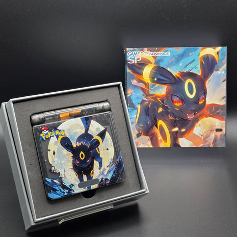 Modded Gameboy Advance Sp - IPS Screen (Umbreon)