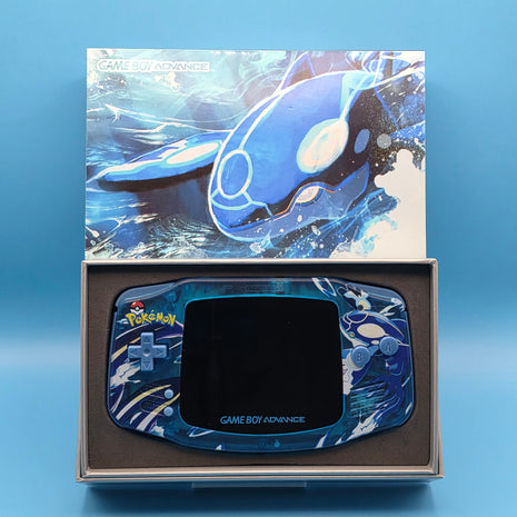 Modded Gameboy Advance - IPS Screen (Kyogre)