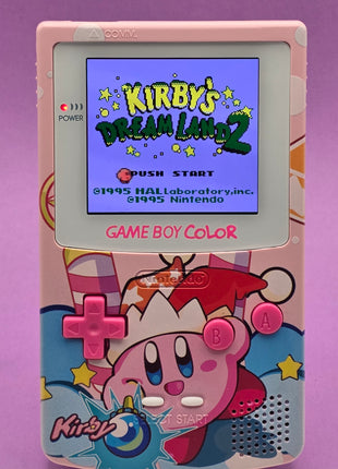 Modded Gameboy Color - OLED Screen (Kirby)
