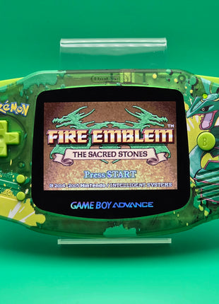 Modded Gameboy Advance - IPS Screen (Rayquaza)