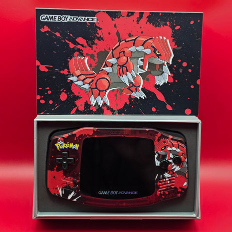 Modded Gameboy Advance - IPS Screen (Groudon)