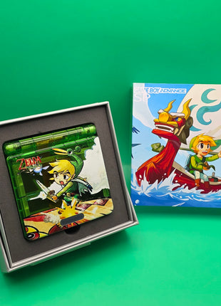 Modded Gameboy Advance SP - IPS Screen (Zelda) (Minish Cap)