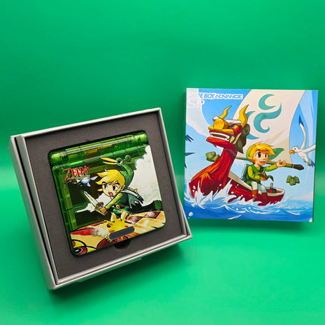 Modded Gameboy Advance SP - IPS Screen (Zelda) (Minish Cap)