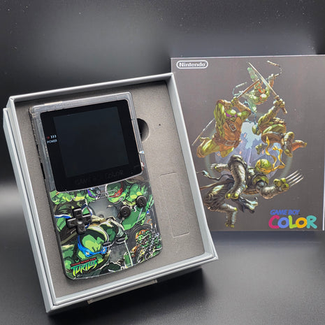 Modded Gameboy Color - OLED Screen (Ninja Turtles)