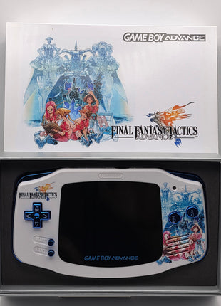 Modded Gameboy Advance - IPS Screen (Final Fantasy Tactics) - USB C Battery