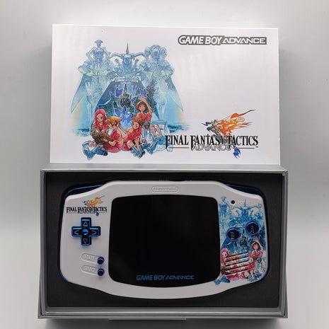 Modded Gameboy Advance - IPS Screen (Final Fantasy Tactics) - USB C Battery