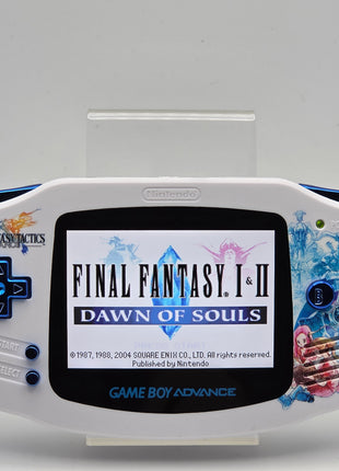 Modded Gameboy Advance - IPS Screen (Final Fantasy Tactics) - USB C Battery