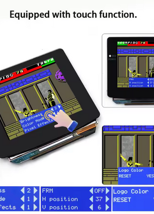 Hispeedido AMOLED Laminated Touch Screen OSD RETRO PIXEL Kit For GameBoy Color