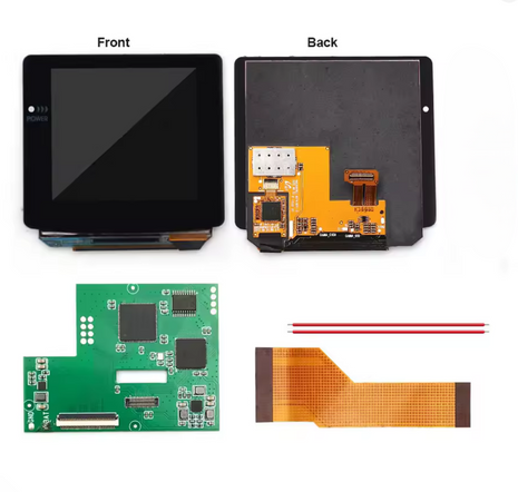 Hispeedido AMOLED Laminated Touch Screen OSD RETRO PIXEL Kit For GameBoy Color