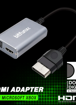 Bitfunx Component to HDMI® Adapter for Original Xbox