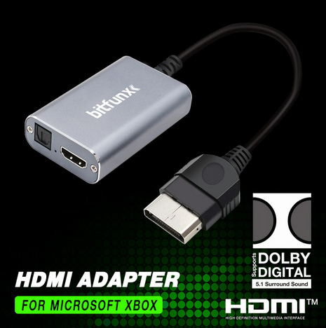 Bitfunx Component to HDMI® Adapter for Original Xbox