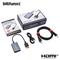HDMI adapter for the ps2 with packaging and cables on a white background, featuring the bitfunx brand.