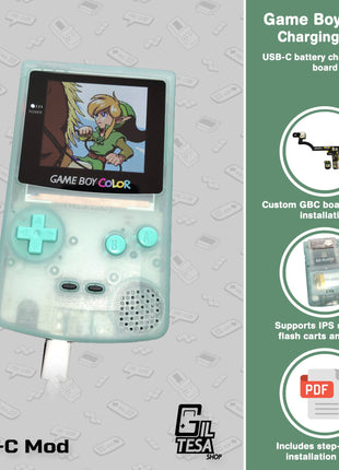 Game Boy Color: USB-C Charging Mod