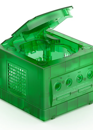 Bitfunx Transparent Green Replacement Shell for GameCube