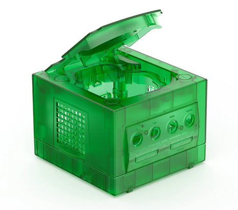 Bitfunx Transparent Green Replacement Shell for GameCube