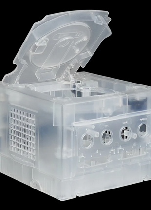 Bitfunx Transparent White Replacement Shell for GameCube