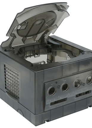 Bitfunx Transparent Black Replacement Shell for GameCube