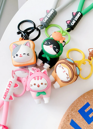 Mima Cat Story Keyring