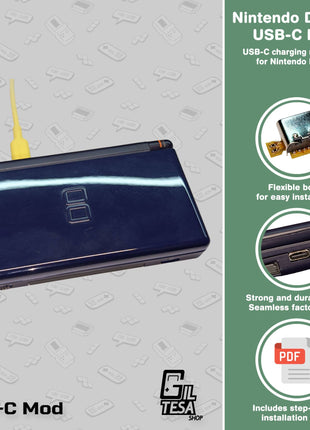 Nintendo DS Lite: USB-C Mod