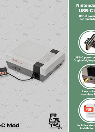 Nintendo NES: USB-C Mod