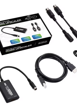 RGBS To HDMI Upscaler Adapter for Mega Drive, Genesis 1/2, SNK