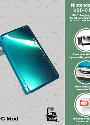 Nintendo 3DS: USB-C Mod