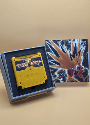 Modded Gameboy Advance SP - IPS Screen (Zapdos)