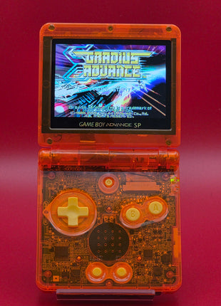 Modded Gameboy Advance SP - IPS Screen (Flareon)