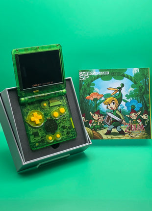 Modded Gameboy Advance SP - IPS Screen (Minish Cap 2)