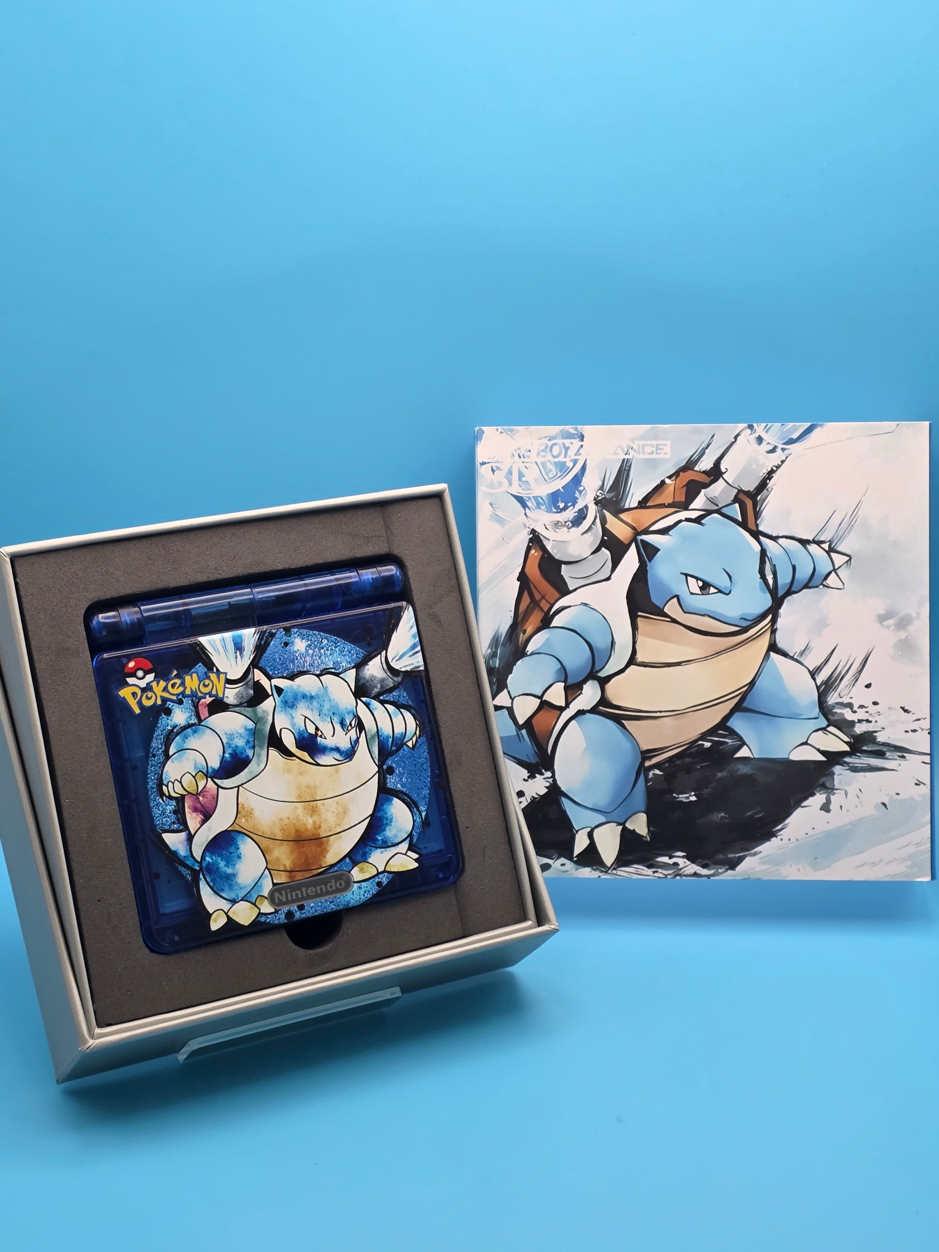 Blastoise Gba Shell Modded Gameboy Advance SP - IPS Screen (Blastoise) – RGConsoles