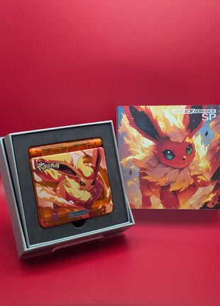Modded Gameboy Advance SP - IPS Screen (Flareon)