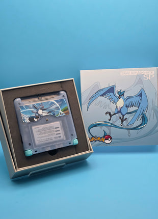 Modded Gameboy Advance SP - IPS Screen (Articuno)