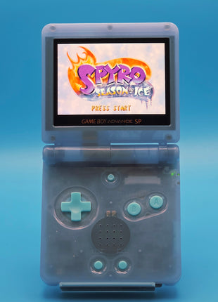 Modded Gameboy Advance SP - IPS Screen (Articuno)