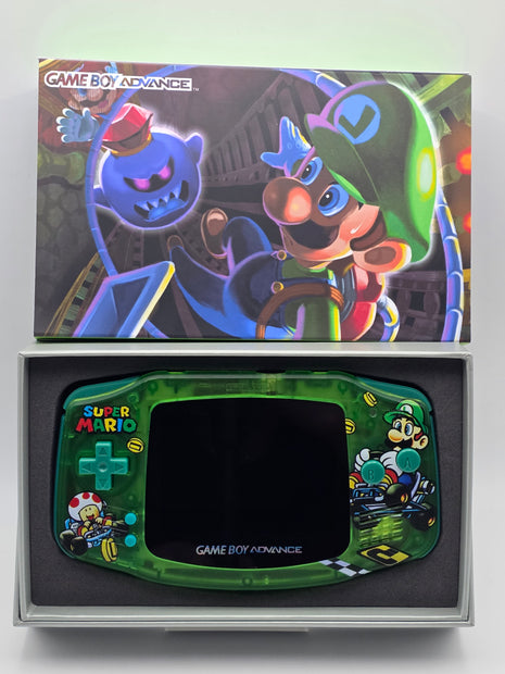 Modded Gameboy Advance - IPS Screen (Luigi)