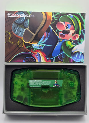 Modded Gameboy Advance - IPS Screen (Luigi)