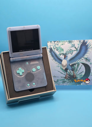 Modded Gameboy Advance SP - IPS Screen (Articuno)