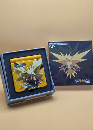 Modded Gameboy Advance SP - IPS Screen (Zapdos)