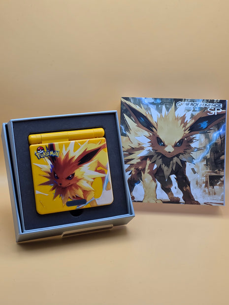 Modded Gameboy Advance SP - IPS Screen (Jolteon)