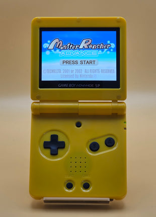 Modded Gameboy Advance SP - IPS Screen (Zapdos)